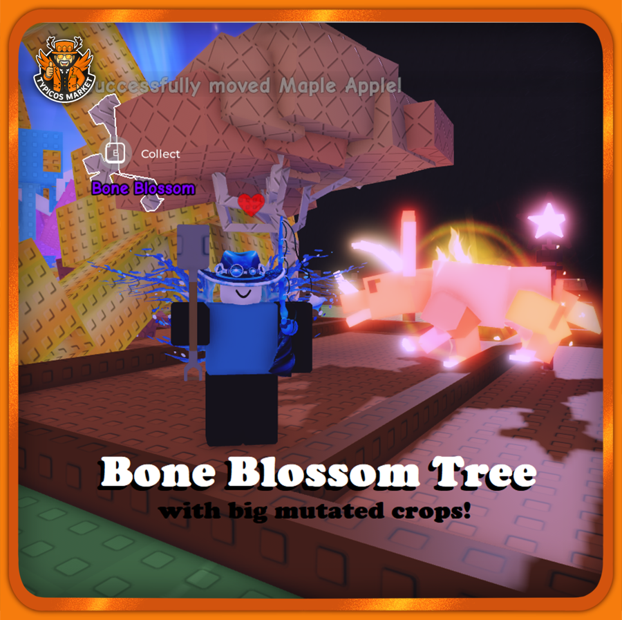2 Candy Blossom & 1 Bone Blossom Tree
