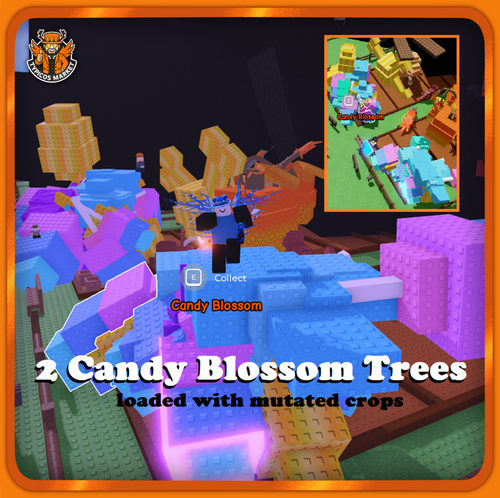 2 Candy Blossom & 1 Bone Blossom Tree