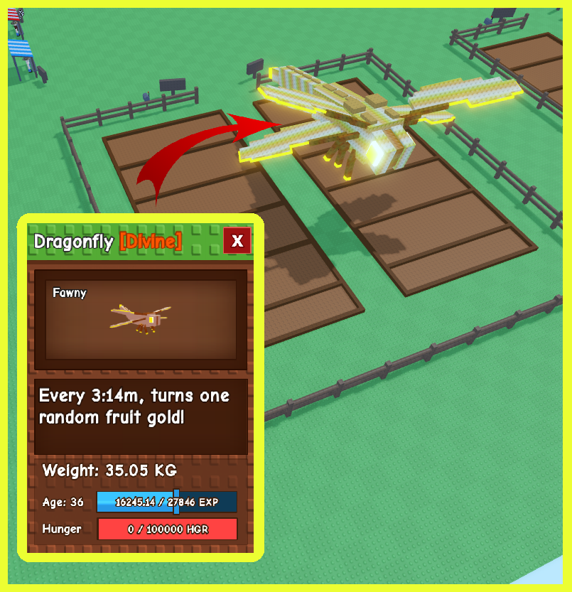 The Huge Dragonfly Pet