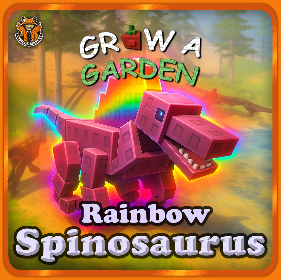Rainbow Spinosaurus Pet