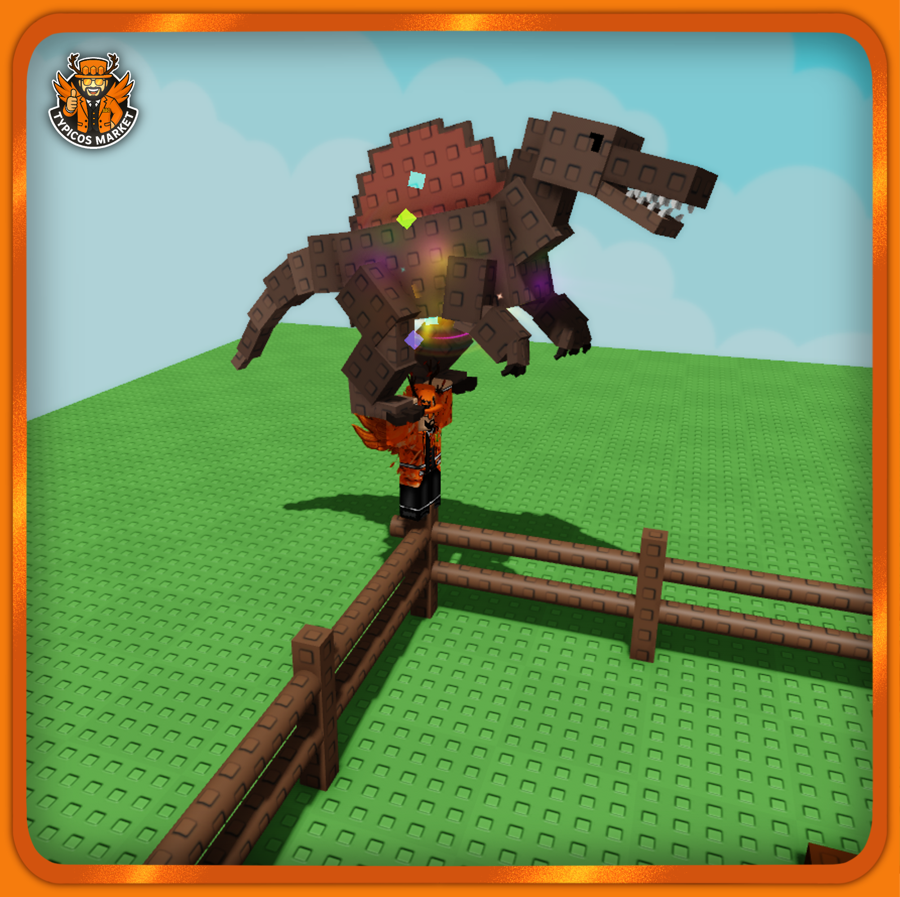 Rainbow Spinosaurus Pet