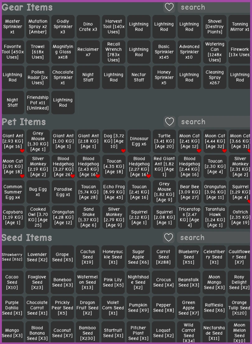 Bone Blossom & Moon Blossom Tree Account