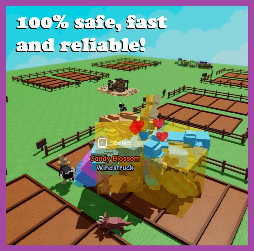 [ROBLOX - Grow a Garden] 4 Candy Blossom Trees & 1 Bone Blossom Tree Account [🦴Limited Trees🍭]